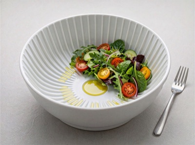Ribbed Salad Bowl thumbnail